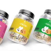 오밀조밀 강아지 동결건조 화식 습식 사료 3종 수제 야채 퓨레 프로바이오틱스, 470g, 연어