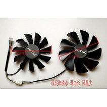 Zotac GTX1070TI 1080Ti Mini GAA8S2U 그래픽 카드팬, 더블 10set(2x10)