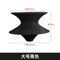 팽이의자 회전 인천공항 스핀체어 호텔 시선집중 스핀 인테리어체어, 블랙(중/74x64x91cm)
