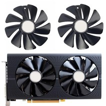 Coolerage LED CF1015H12D RX570 RX580 RX590 RX470 RX480 그래픽 카드 팬 사파이어 니트로 RX 570 580 590 470 480 GPU, Normal Fan