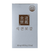 식견보감 식적 사과초모식초 매실 액기스 효소 900mg x 60정, 단품, 999