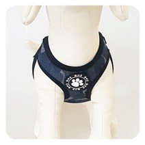 3개월강아지목줄 반려견 밀리터리 하네스(블랙) 강형욱 가슴줄, M