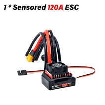 Surpass Hobby ROCKETRC 120A 센서 브러시리스 ESC 1/10 RC 자동차 540 V3 380 390 드리프트 모터 Traxxas 슬래시 트럭 Hsp on Ro, 120A ESC 2