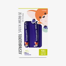 케이맘 베이비 앤 키즈 저불소 치약 포도향, 15g, 3개