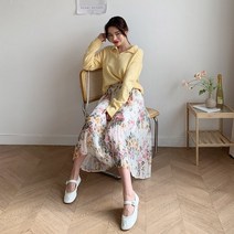 겟잇미 헤네 슬림 여성 카라 컬러 니트 .겟잇미