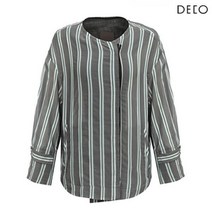 데코 스트라이프 자켓 FDJK93701W-GE