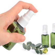여행용미스트 소분용기 펌프공병 건조 수분부족 자연 초록 투명 4종, 용량, 50ml