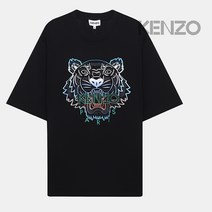 겐조 남성 블랙 NEW TIGER 티셔츠