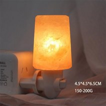 히말라야 소금 암염 무드등/수면등/수유등 자연 밤 빛 벽 램프 침실 홈 장식 참신 조명 공기 정화 미국 EU 영국 AU 플러그, desk lamp+warm lights+영국