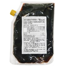 불스글로벌 브라운 슈가베이스 1kg 시럽, 1개, 1개