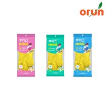 후디스고무장갑미니10켤레, 노랑-L, 10개