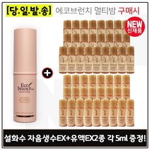 에코브런치 멀티밤 구매시 샘플 NEW 자음생수EX+유액2종 각 5ml x25개, 1개