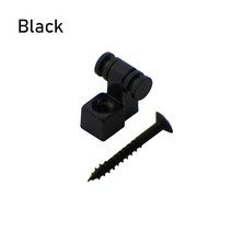 3 색 마운팅 기타 액세서리 13cm 일렉트릭 부품 스트링 리테이너 트리 가이드 롤러, [03] Black