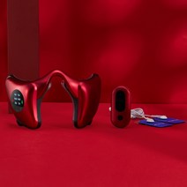 얼굴살 이중턱살 빼는 신기한 리프팅 안마기 마사지 기계 턱근육 처진볼살 얼굴 리프팅 붓기 제거 턱선 V라인 만들기 얼굴 축소 작아지는법, 디럭스 레드개