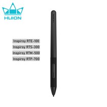 Huion 배터리가 필요 없는 펜 PW400 디지털 스타일러스 그래픽 태블릿 piroy RTE-100 RTS-300 RTM-500 RTP-700 2 개의 단축키 8 펜촉, [01] PW400, 1개
