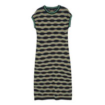 하프기장원피스 CCHER 올레 OUTLETS 줄무늬 니트원피스 멜빵을 달다 목화서 와 여성 2587423928