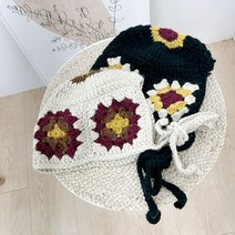 리본 핸드메이드모자 플라워 EMBROIDERY