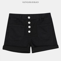 [유솔] SH01 3부 밴딩스냅장식 데님 블랙 ULTH21456 (7260631)