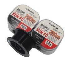 SZ몰 세미플로트 200M 붕어 원투 릴 민물 바다 원줄 사용 가능 낚시줄, 블랙, 2.5호