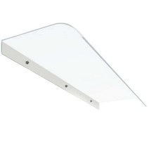 창문 차양막 스카이어닝 베란다 쉘터 비가림막 고정, 50x80cm 풀 프로스트(파사드 설치)