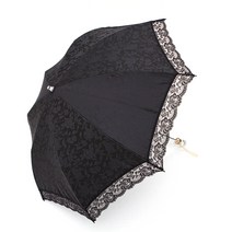 미치코런던 3단 레이스 우양산 UV 자외선차단 암막 예쁜 20대 여성 양산 고급 차광 초경량 미니 검정 검은색 추천 브랜드 미치코런던