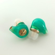 가수인이어 커스텀인이어 D1 HIFI MMCX 이어폰 스테레오 강력한 버드 IEM 10mm 다이나믹 맞춤형 헤드폰 소, 02 Green  Earbuds