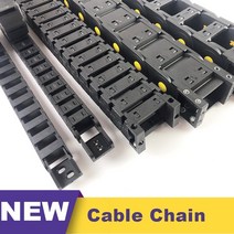 25x25 25x38 나일론 Mochine Towline 플라스틱 케이블 체인 드래그 사일런트 브리지 L 1m, 01 25x75 mm_05 150mm