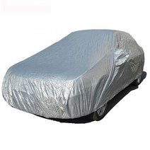 PEVA 전체 자동차 커버 방수 범용 자동차 커버 UV 먼지 방지 보호, 실버, 폴리 에스터