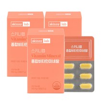 스키니랩 종합 멀티 비타민 미네랄 3개월분 엽산 비오틴 아연