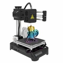 easythreed k7 3d 미니 프린터 100x100x100mm 가열 침대 없음 원 키 printe tf 카드 pla 필라멘트 간단한 소형 인쇄기, 02 Black white