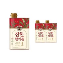 CJ제일제당 백설 진한 참기름 500ml [2개]
