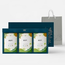 솔잎차 티백 국내산 솔잎 pine tea 사무실 회사 차 솔차 소나무잎 선물 세트 명절 추석 설날 차선물, 3박스, 20티백*3