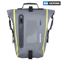 옥스포드 Aqua M8 탱크백 / OXFORD 오토바이 8L 가방 / 생활방수 바이크 장착 가방, 블랙/그레이/형광(OL464)