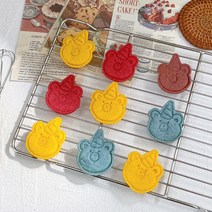축하 곰돌이 쿠키커터 / 고깔모자 곰 모양 쿠키스탬프 / 동물 쿠키틀 / 생일선물 만들기