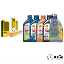 벤츠 C클래스 C220d 엔진오일 세트, W205 C220d (654) 7L, 킥스 디젤 엔진오일, 오일필터, 7000ml