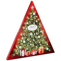 Lindt 린트 크리스마스 트리 어드벤트 캘린더 초콜릿 120g 해피 홀리데이 Frohes Fest, 1개