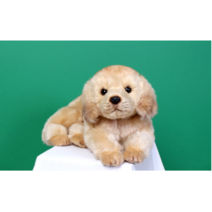 위더팻 진짜 같은 강아지인형 골든리트리버 (라잉/싯팅) 30cm, 라잉