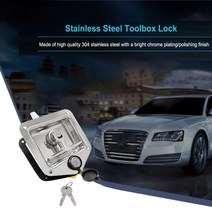 하부 공구함 적재함 탄통 적재 공구 1톤 포터 봉고 트럭 도구 상자 잠금 T 핸들 TV 트레일러 캠핑 RV 래치