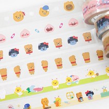 카카오프렌즈 리틀 프렌즈 데코테이프, 3. 네오x프로도 페이스
