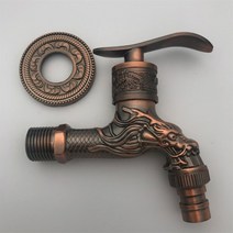 슬림수전 엔틱 전화기 샤워기 거위목 일반수도꼭지골동품 청동 세탁기 크레인 장식 야외 수도꼭지 빈티지, 11 13