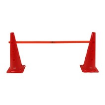 키더스 유아체육교구 허들콘 시스템 48cm 낱개 유아학습용품 놀이 교육완구 체육 운동완구, 레드