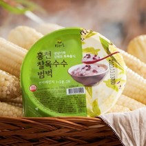 홍천 찰옥수수 범벅 150g x 12개, 없음