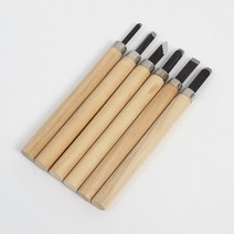 보급형 목공용 조각도 6종세트 나무 공예 조각칼