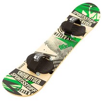 SportsStuff 스노우보드 Snow Ryder Hardwood, 90cm - Green