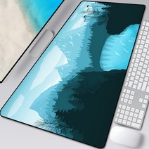 야구 스트라이커존 그물망 네트 피칭 배팅 연습 Deep Forest Firewatch 노트북 게이머 마우스 패드 게임용 대형 잠금 장치 키보드 70x30 cm Deak Mat fo, kanhuoren-023+700x300x3mm