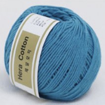 [뜨개마루]헤라코튼 낱개 (블랭킷 인형 아기의류), 218 터키블루