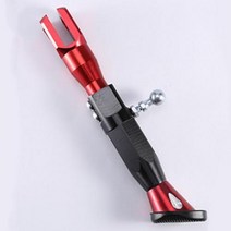 바이크 리프트 오토바이 정비 차량용 리어스탠드 조정 가능한 금속 발 받침대 일렉트로 모바일 킥 사이드 스탠드 내구성 좋은 브래킷, 1