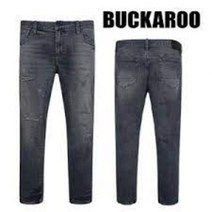 버커루 특가전 [BUCKAROO JEANS] [PREMIUM] 남성 틴브러쉬 컬러 빈티지 구제톤 찢청 테이퍼드 청바지 워커진