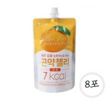 청정원 국산 감귤농축액으로 만든 곤약젤리 150gx8포, 6개