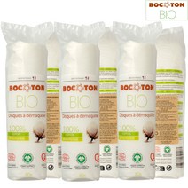 보코통 유기농 원형 화장솜 80매X6팩(480매), 6개, 80매